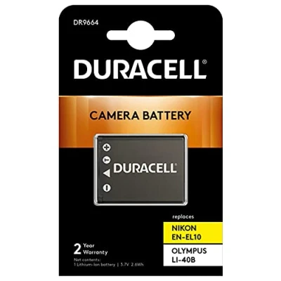 Bild av Duracell DR9664 ersättande digitalkamerabatteri för Nikon EN EL10, 5 cm x 40 31