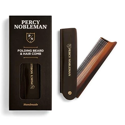 Bild av Fällbart skägg och hårkam av Percy Nobleman, perfekt för användning på hår.