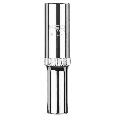 Bild av NEO TOOLS 08 239 Clé à douille 1/4 3124 6 mm Acier chrome vanadium SuperLock