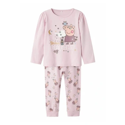 Bild av Name it set Peppa WUTZ Nattplagg för barn, Storlek: 122/128, Winsome orchid