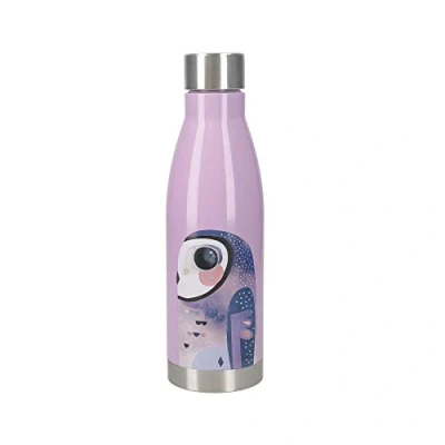 Bild av Maxwell &amp; Williams Pete Cromer Isolerad Vattenflaska med Djurtryck, Uggla, Rostfritt Stål, Flerfärgad, 500 ml, JR0007