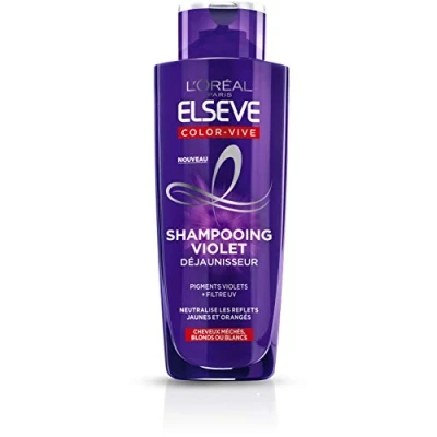 Bild av L&#039;Oréal Paris Elseve Color Vive Shampoo för blont, blekt eller vitt hår Neutralisering av gula och orange reflexer 200 ml
