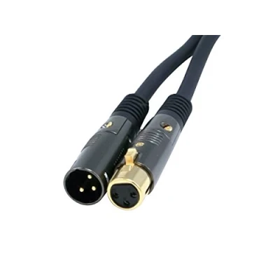 Bild av Monoprice XLR till kabel [mikrofon och anslutning] 4,57 m (15 fot) M/F, guldpläterad, 16AWG Premier Series