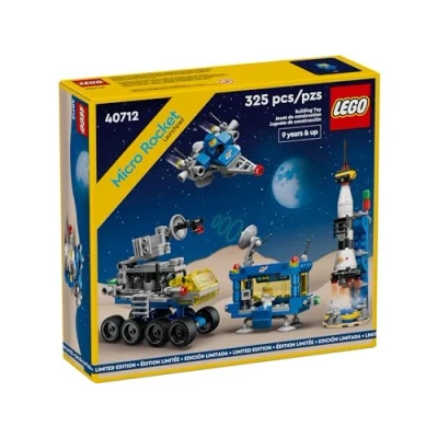Bild av Lego® 40712 Micro Rocket Launchpad, Classic Space Limited Edition, raketramp,astronauter, rymdsats, 325 st