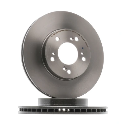 Bild av BREMBO 09.6893.11 Disque de frein 282 23 5 ventilé l&#039;intérieur revêtu avec vis/boulons HONDA: CR V 1, CIVIC 6 Hatchback, Prelude