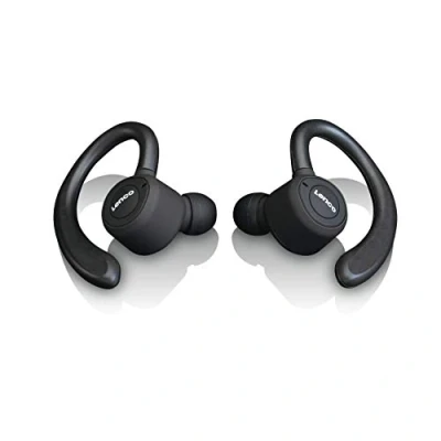 Bild av Lenco EPB 460 Bluetooth hörlurar äkta trådlösa in ear med laddningsfodral 1 800 mAh 6 timmars speltid IPX5 vattentäta V.5 sporthörlurar