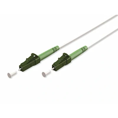 Bild av goobay Patch kabel (hane) till LC/APC enkelläge 1 m fiberoptisk simplex 9 / 125 mikrometer vit