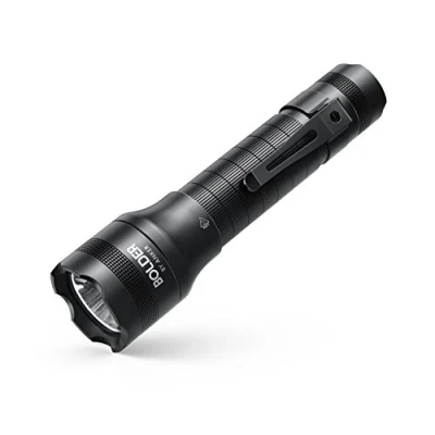 Bild av [Laddningsbar] Anker Bolder LC40 ficklampa, LED mycket ljus 400 lumen CREE LED, IP65 vattentät, fem lägen hög/mellan/låg/strobe/SOS, inomhus/utomhus (camping/vandring/nödläge)