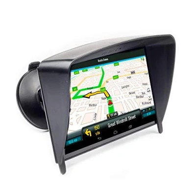 Bild av Digicharge Solskydd för Garmin DriveSmart 76 Dezl Fleet 790 Avtec Dezlcam Camper 785 Campervan LGV700 Catalyst Tomtom Go Discover Expert 7&quot; NavPal Sunways Shenen TruckNav GPS