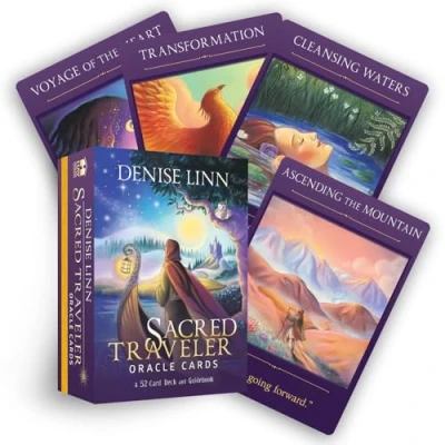 Bild av Sacred Traveler Oracle Cards: A 52 Card Deck and Guidebook