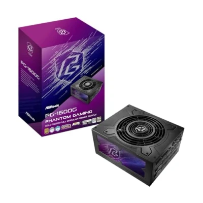 Bild av ASRock PG 1600G Strömförsörjning 1600 Watt 135 mm ATX 3.1 80 Plus Gold certificate