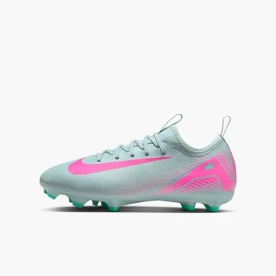 Bild av Nike Performance ZOOM Vapor Academy Unisex Fotbollsskor fasta dobbar för barn, Storlek: 35.5, Ocean cube/pink blast Konstmaterial/textil