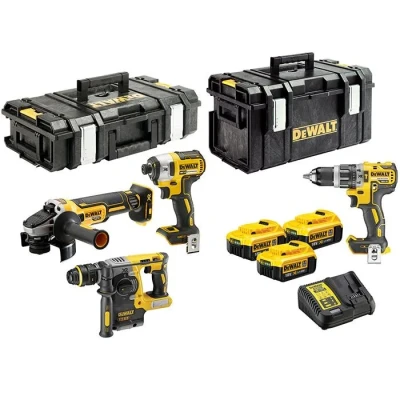 Bild av Dewalt DCK422P3 QW 18V XR Brushless 4 Piece Kit 3 X 5Ah