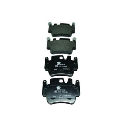 Bild av HELLA 8DB 355 009 281 Jeu de plaquettes frein préparé pour indicateur d&#039;usure PORSCHE: 911 Coupe, Boxster, Cabriolet