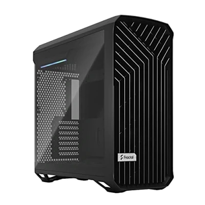 Bild av Fractal Design Torrent svart E ATX mörkt härdat glas fönster högluftflöde medeltornet datorfodral