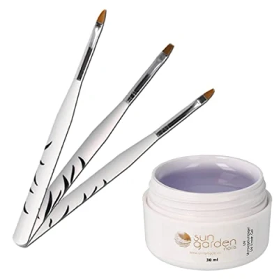 Bild av UV klassisk finish gel 30 ml inkl. 3 st. borstset
