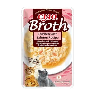 Bild av Chicken Broth with &amp; Salmon 40 g