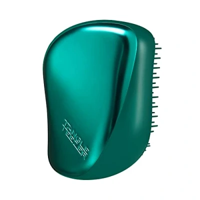 Bild av Tangle Teezer The Compact Styler Detangling Hårborste Vått &amp; Torrt Hår Perfekt resande och på språng Grön djungel