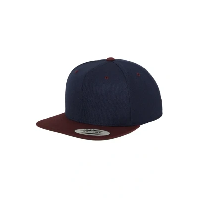 Bild av Flexfit Classic Snapback 2TONE Keps, Storlek: One Size, Blue/bordeaux