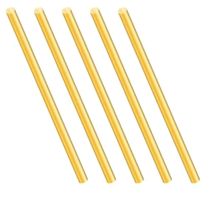 Bild av 4 mm mässingstång, iMeistek 150 längd mässing massiv rund stav för svarv bar pinne, gör det själv hantverk (5 st)