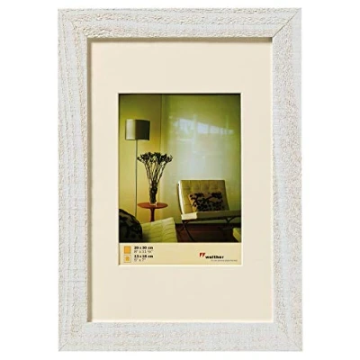 Bild av walther design tavelram polarvit 18 x 24 cm med passepartout, Hem Träram HO824V