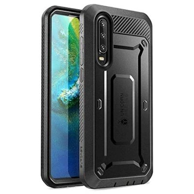 Bild av SUPCASE Huawei P30 fodral, [Unicorn Beetle Pro serien] slitstarkt hölsterfodral för hela kroppen med inbyggt skärmskydd (2019 utgåva) (svart) 6,1 tum