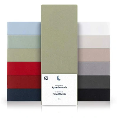 Bild av Blumtal® underlakan 180x200cm av mikrofiber Oekotex certifierat 180x200 lakan / oliv grön