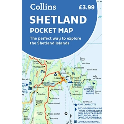 Bild av Shetland Pocket Map: the perfect way to explore Islands