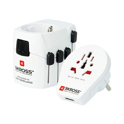 Bild av SKROSS världsreseadapter PRO World och USB 7A