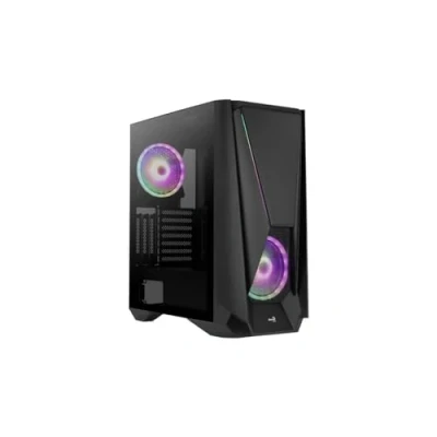 Bild av AeroCool Visor Tempered Glass Edition MDT extended ATX Chassi Tower Svart