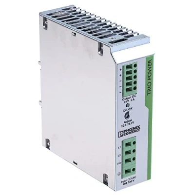 Bild av Phoenix TRIO PS/3AC/24DC/ 5 power supply unit 120 W Green,Grey