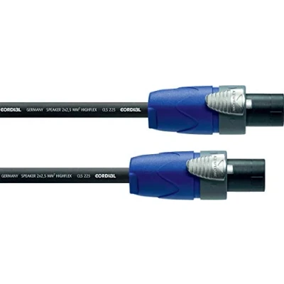 Bild av CORDIAL kabel h.p. Speakon 2 punkter 5 m ljudhögtalare välj högtalare poäng