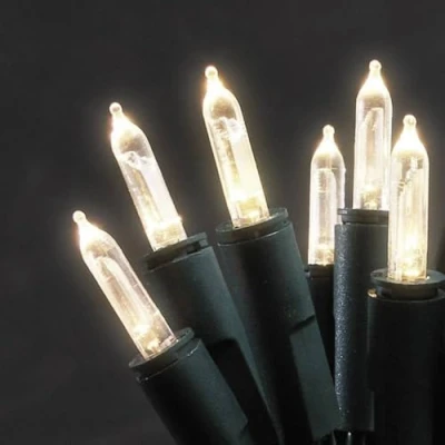 Bild av Konstsmide 6301100 LED miniljuskedja/för inomhusbruk (IP20) 230 V inomhus/20 varma vita dioder/grön kabel