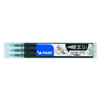 Bild av PILOT FriXion BLS FR7 B S3 Påfyllning för bläckpenna, Svart, 0,7 mm x 3 stycken