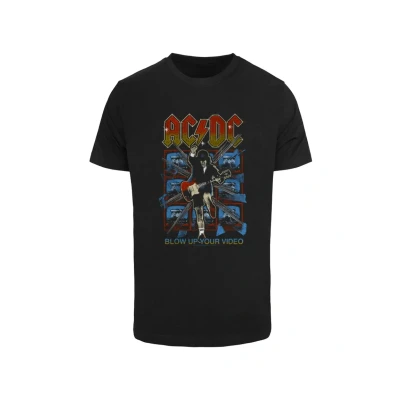 Bild av Merchcode ACDC BLOW UP YOUR Video Tshirt med print, Storlek: XS, Black