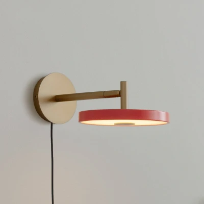 Bild av UMAGE LED vägglampa Asteria Short, rosé, 25 cm, stickpropp