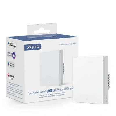 Bild av Aqara Smart Wall Switch H1 (with neutral. single rocker)