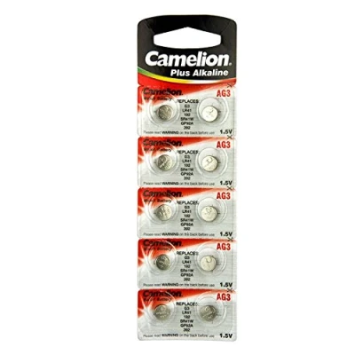 Bild av Unknown Camelion knappcell AG3 10 pack, 1,5 V, alkaliskt