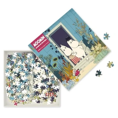 Bild av Flame Tree Publishing FTJP45 1 000 bitars Pussel Mumins på Riviera