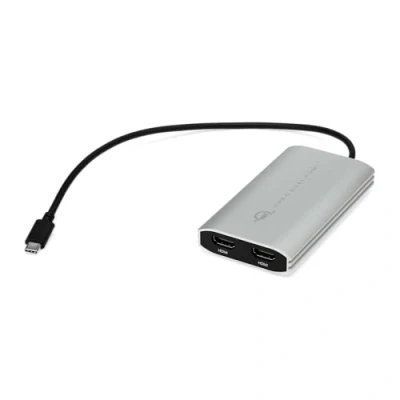 Bild av OWC USB C Dual HDMI 4K displayadapter med DisplayLink för Apple Silicon M1 och M2 Macs eller andra datorer Thunderbolt
