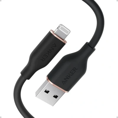Bild av Anker USB A på Lightning Ladekabel, MFi certifierad iPhone Kabel, Geeignet för 13 Pro 12 Max 11 X XS XR 8 Plus och mer (0.9m)