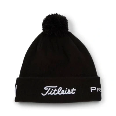 Bild av Titleist Tour Pom Mössa Unisex Vuxen, Svart/vit, one size