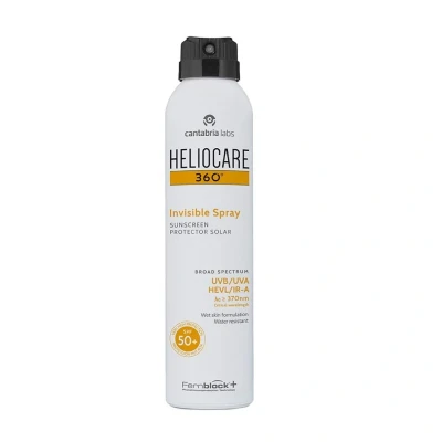 Bild av Heliocare, 360º Invisible Spf50+ Spray 200 Ml, Solkroppsskydd, Mångfärgad, U, Unisex Vuxen