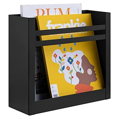 Bild av Navaris tidningshållare vägghållare för tidningar 30 x 27 11 cm hylla tidskrifter broschyrer brev reklamblad väggmontering förvaringsfack