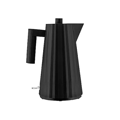 Bild av Alessi Plissé MDL06 B/UK elektrisk vattenkokare i termoplastisk harts, engelsk plugg 2 400 W, 170 cl, svart