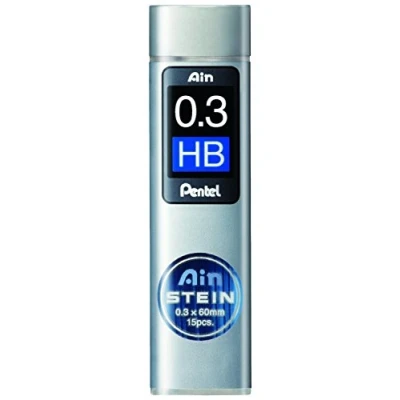 Bild av Pentel 0,3 mm Ain Stein HB refill bly