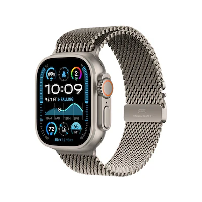 Bild av Apple Watch Ultra 2 GPS + Cellular 49mm Titanium Case with Milanese Loop M