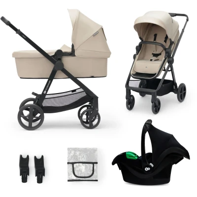 Bild av Kinderkraft 3 i 1 NEWLY Duovagn Travelsystem, Sand Beige