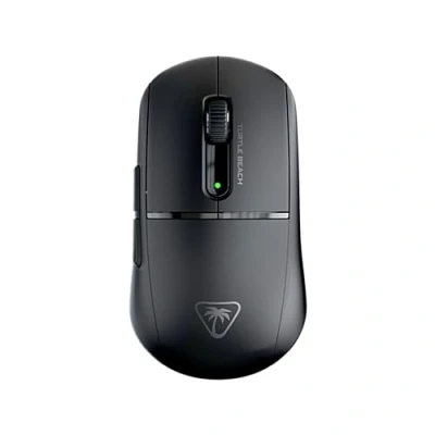 Bild av Turtle Beach Burst II Air 2,4 GHz trådlös spelmus: 47 g extremt lätt, optiska omkopplare, symmetrisk, 26K DPI optisk sensor, Bluetooth, 120 timmars batteri, USB C kabel Svart