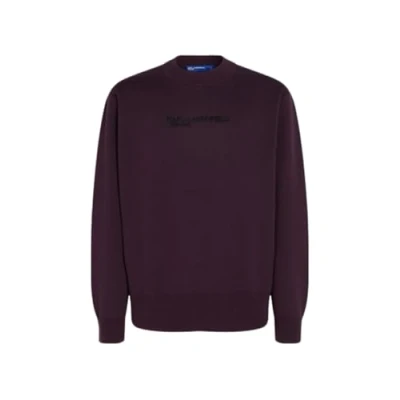 Bild av KARL LAGERFELD JEANS klj logo tröja, Plum Perfect, XL